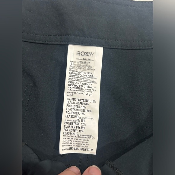 Roxy Women's XL Pro The 93 Win Boardshorts Swim Trunks Bottoms Black NWT - Picture 4 of 14